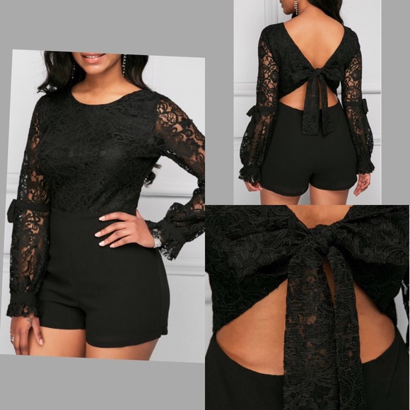 Pants - 🎩 Sexy black jumpsuit